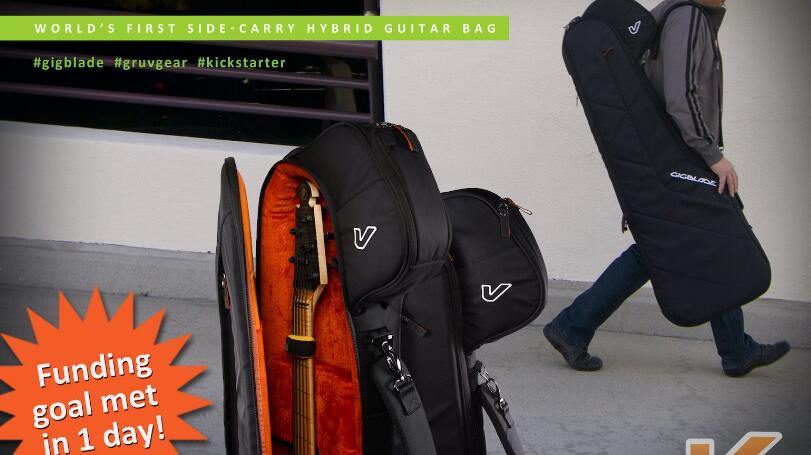 A Revolutionary Side-Carry Hybrid Guitar Gig Bag